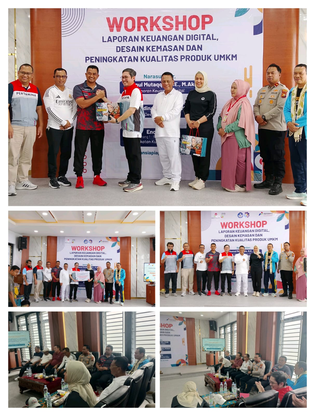 Dandim 0321/Rohil Hadiri Workshop UMKM, Bupati Dan PT PHR Kompak Dongkrak Kwalitas Produk Rohil