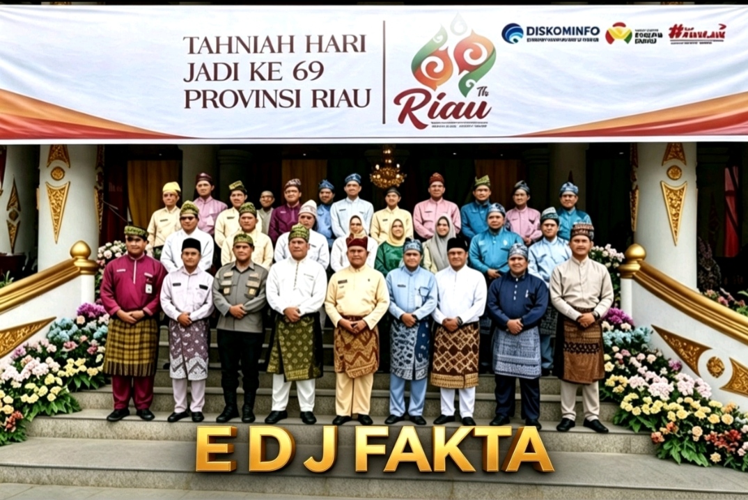 Peringati Hari Jadi ke-69 Provinsi Riau, Wabup Syafaruddin Poti Tekankan Penguatan Ekonomi dan Disiplin Anggaran