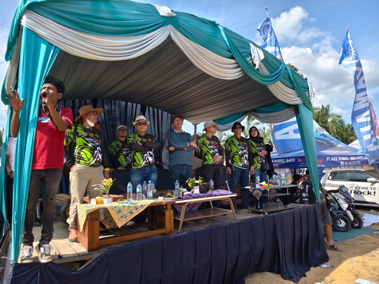 Polsek Kunto Tutup Grasstrack HUT Bhayangkara